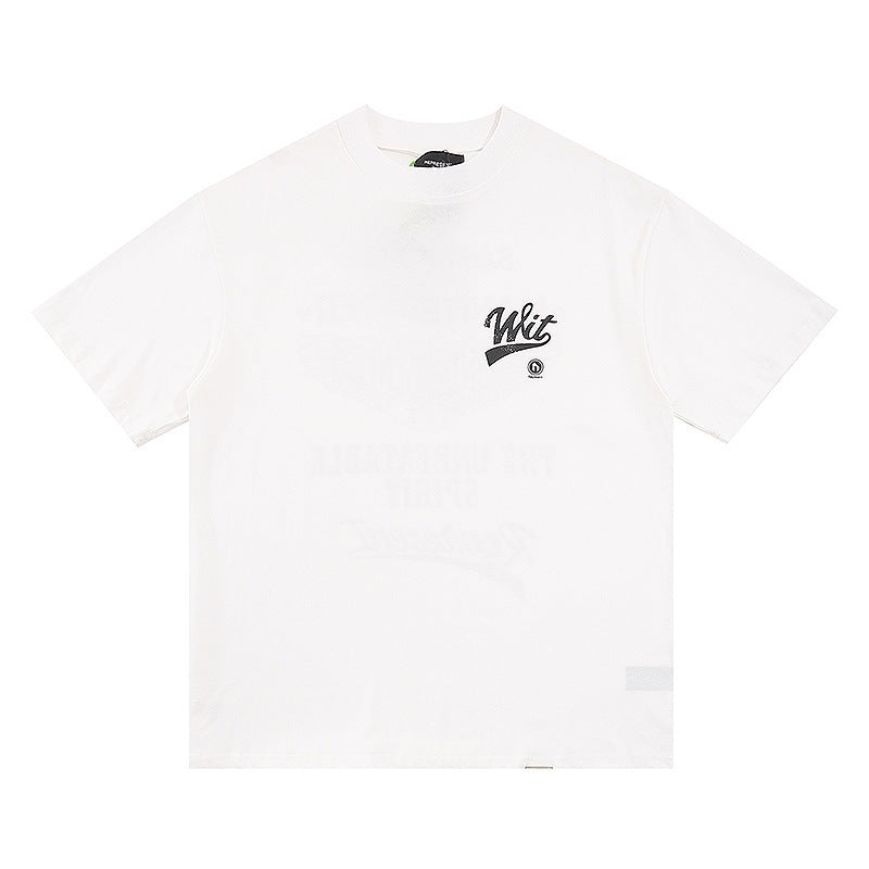 Wit Retro Wings Tee