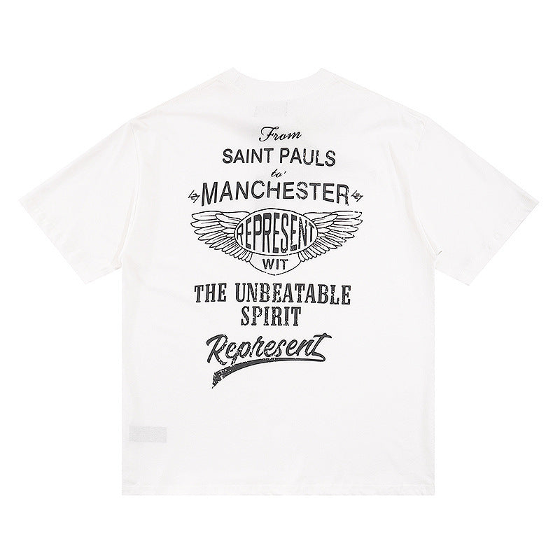 Wit Retro Wings Tee