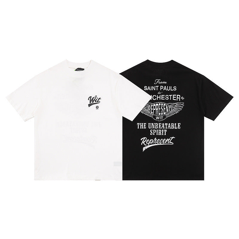 Wit Retro Wings Tee