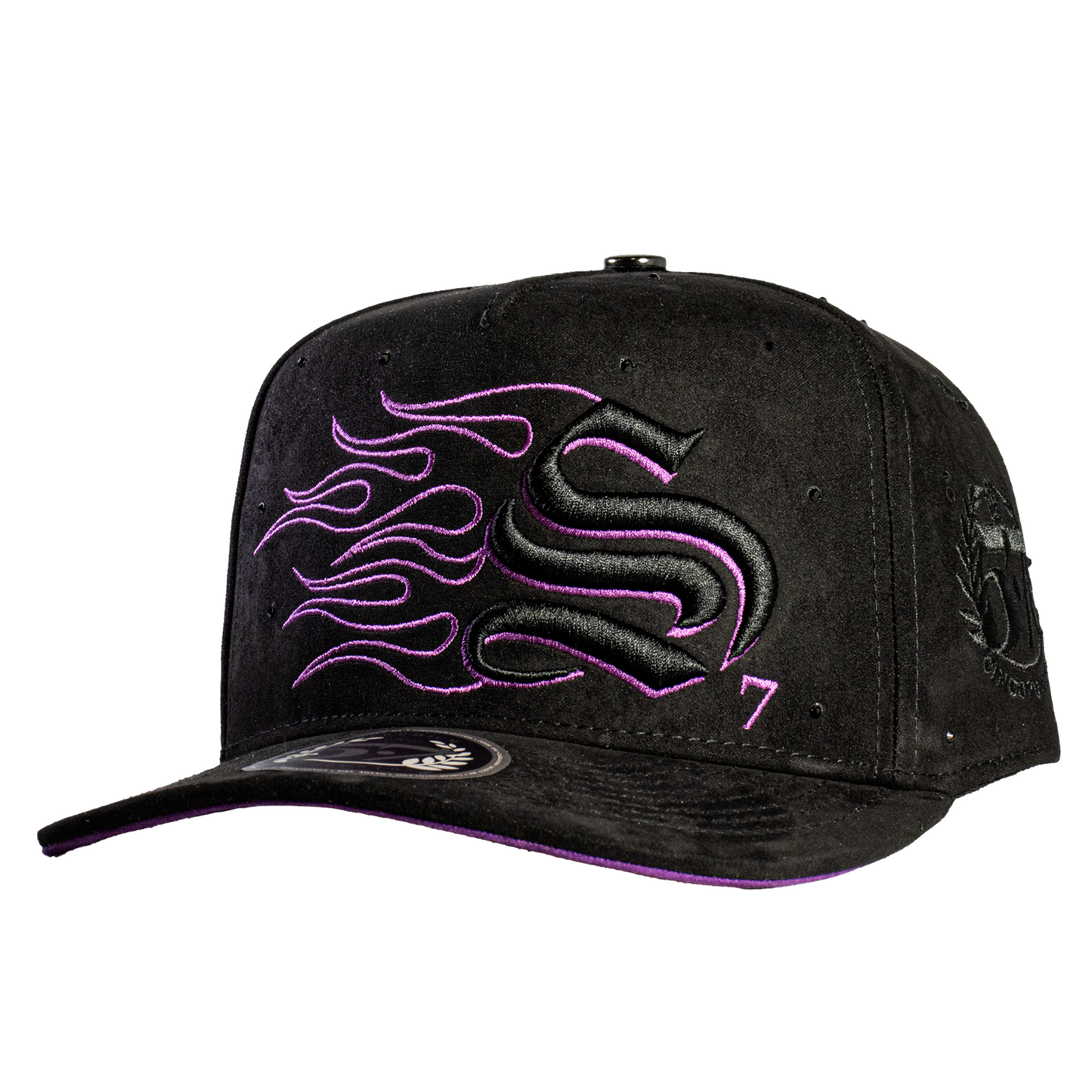 S7 Fire Diamond Cap - Black Purple