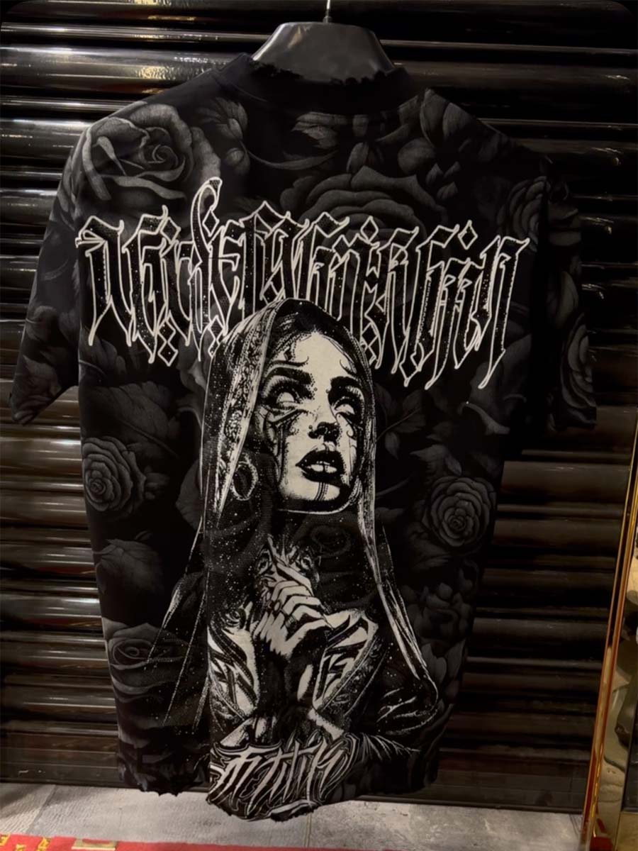 Nun Rhinestone Sparkle T-shirt