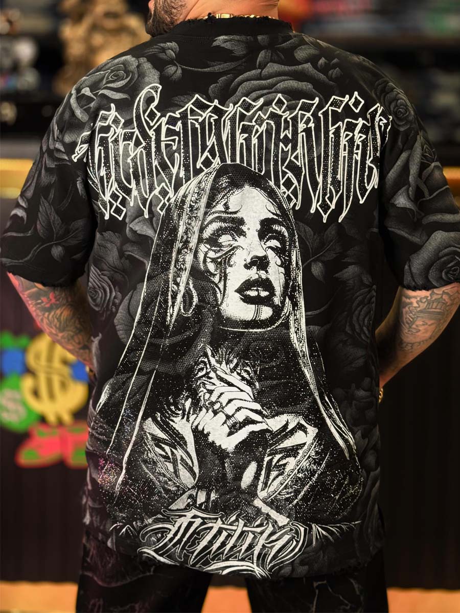 Nun Rhinestone Sparkle T-shirt