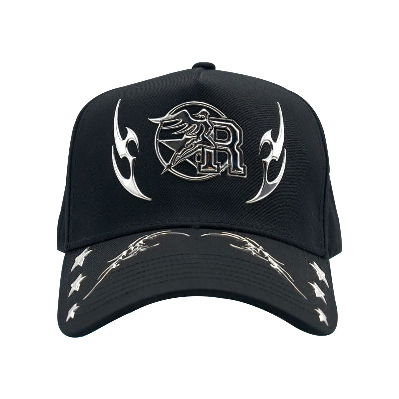 Chrome Raven Cap