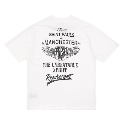 Wit Retro Wings Tee