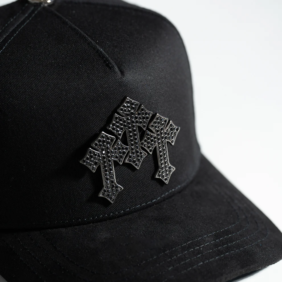 Blackout Chrome Cap