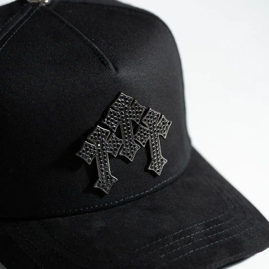 Blackout Chrome Cap