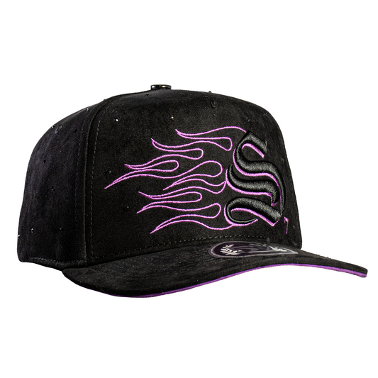 S7 Fire Diamond Cap - Black Purple