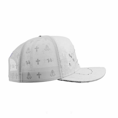 Brown Cross Chain Cap