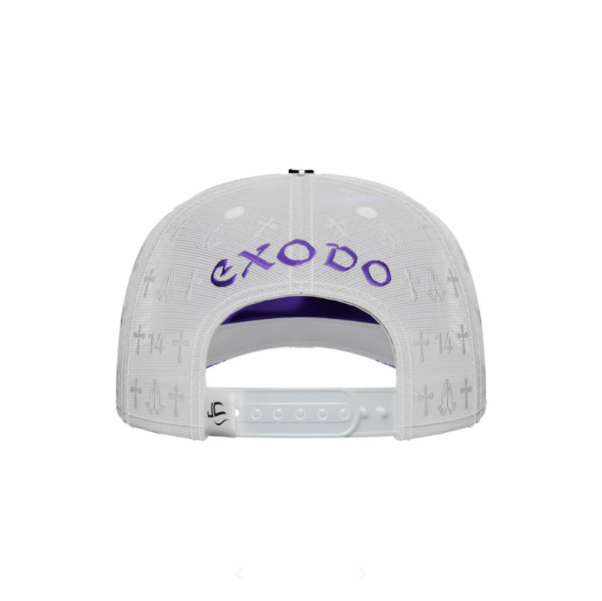 Brown Cross Chain Cap