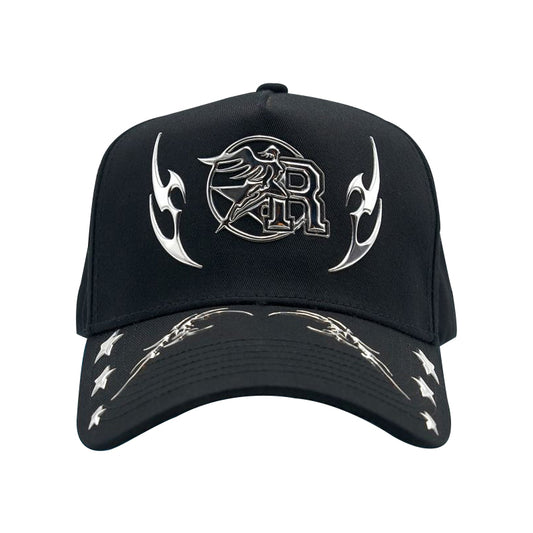 Chrome Raven Cap